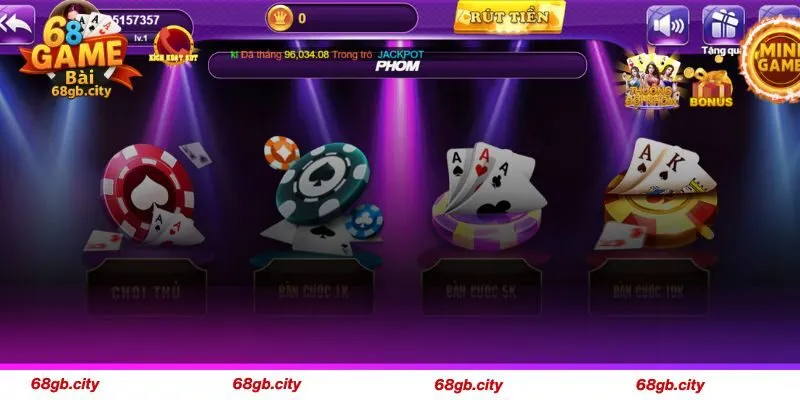 Giới thiệu đôi nét về trò chơi Phỏm 68 game bài
