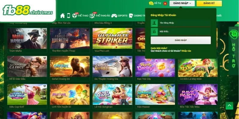 Cách đăng nhập tại website máy tính