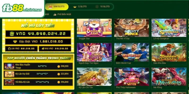 Tổng hợp các siêu phẩm quay hũ hot nhất